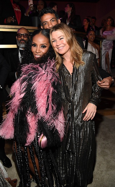 Giugno Ambrogio, Chris Ivery, Ellen Pompeo, Sean Combs 50 ° Compleanno Bash
